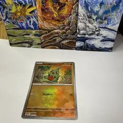 Pokemon TCG Larvitar 047/131 – Prismatic Evolutions – Master Ball Reverse Holo - Image 1