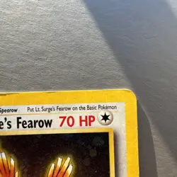 Lt. Surge’s Fearow 7/132 Gym Heroes Unlimited 2000 Pokemon Card Holo Rare - Image 4