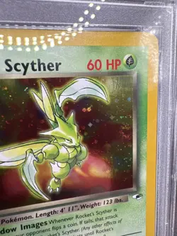 2000 Pokemon Gym Heroes Rocket's Scyther 1st Edition Holo Rare #13 PSA 9 Mint 🌀 - Image 2
