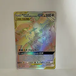 Moltres Zapados Articuno GX 69/68 Hidden Fates Secret Rare Pokemon TCG Tag Team - Image 2
