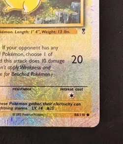Pikachu 86/110 Legendary Collection Reverse Holo (2002) WOTC Pokemon TCG - Image 5