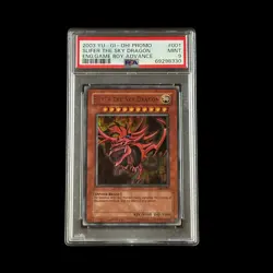Yu-Gi-Oh! Slab Slifer The Sky Dragon GBI-001 PSA 9 Mint 2003 - Image 1