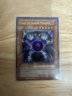 Yu-Gi-Oh TCG Caius the Shadow Monarch Ultra Rare SDDE-EN001 - Image 1