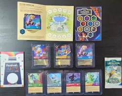 Disney Lorcana EPCOT 2026 COMPLETE ALL CARDS Park Promo - Stitch Rapunzel Donald - Image 1
