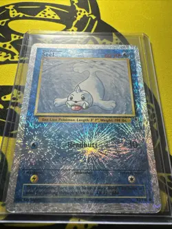 Pokemon 2002 Legendary Collection Seel Reverse Holo Card 92/110 - NM - Image 1