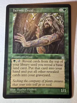 Hermit druid MTG Magic the gathering excellent condition - Image 2