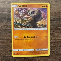 Cubone 57/131 General Mills Promo SM Forbidden Light Pokemon Holo LP - Image 1