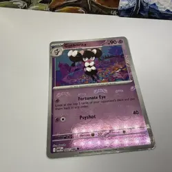Pokemon TCG Gothorita Masterball Reverse Holo 042/086 White Flare NM - Image 2