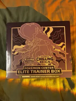 Pokemon Sword & Shield Chilling Reign Shadow Rider Pokemon Center ETB Sealed - Image 1