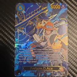 Bandai Portgas D. Ace EB02-028 One Piece CCG Special Foil SP Full Art - Image 1