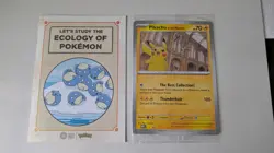 Pokemon x Natural History Museum Promo - Pikachu At The Museum JUMBO card - Image 1