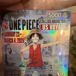 Bandai Namco One Piece College Basketball US Voyage Card - Illinois Basketball - Image 4