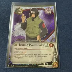 Naruto CCG-Izumo Kamizuki 142 Diamond Foil Card MP - Image 3