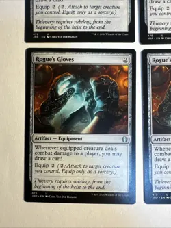 4x Mtg Jumpstart Rogue‘s Gloves NM/M Magic The Gathering - Image 2
