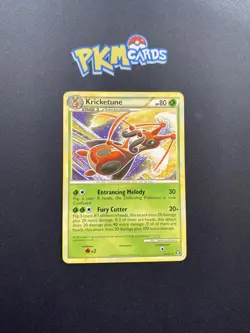Pokemon TCG Kricketune Triumphant 24/102 Regular Rare LP. - Image 1