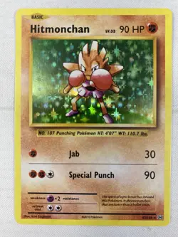 Hitmonchan 62/108 XY Evolutions Holo Rare 2016 Pokemon TCG NM - Image 1