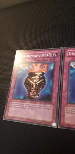 Yu-Gi-Oh! 3x Drachenfanggefaß, SDY-G040, Common, 2. Auflage, Deutsch, Excellent - Image 2