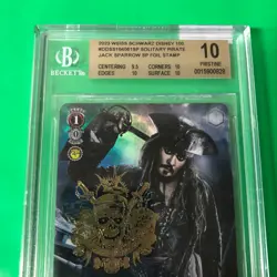 Captain Solitary Pirate Jack Sparrow SP Disney 100 Weiss Schwarz Beckett 10 - Image 3