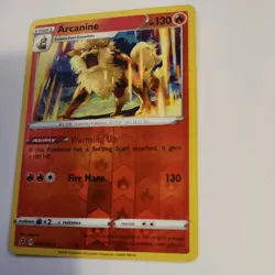 Arcanine Reverse Holo Pokemon Card 028/192 Rebel Clash NM NEVER PLAYED WITH LOOK - Image 3