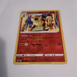 Arcanine Reverse Holo Pokemon Card 028/192 Rebel Clash NM NEVER PLAYED WITH LOOK - Image 4