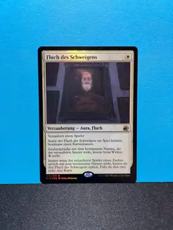 FOIL Fluch des Schweigens / Curse of Silence - MTG Magic - Image 1