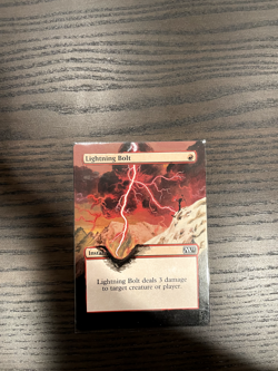 Lightning Bolt (Extended Altered Art, Acrylic Paint) - Image 1