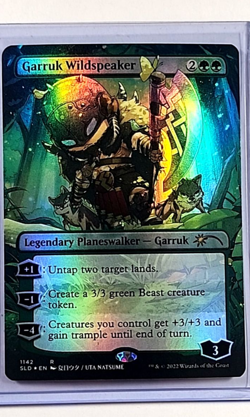 2022 MTG Magic the Gathering SLD Secret Lair Drop Foil #1142 Garruk Wildspeaker - Image 1