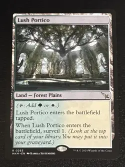 MTG Murders at Karlov Manor Lush Portico 0263 NM Rare - Image 1