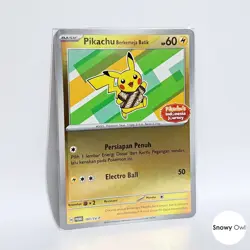 Pikachu Berkemeja Batik 191/SV-P Promo Holo Foil Pokemon Card Indonesia Journey - Image 2