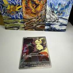 Pokemon Card Team Rocket's Mimikyu 205/193 AR M2a Mega Dream EX Japanese NM - Image 1