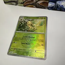 Leafeon Masterball 005/131 Prismatic Evolutions Mint Condition Reverse Holo Card - Image 3