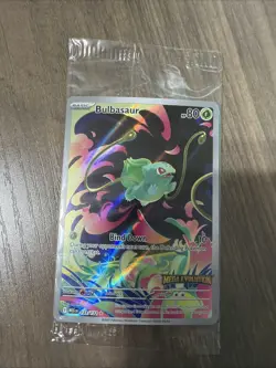 BULBASAUR 2025 POKEMON MEGA EVOLUTION BLACK STAR PROMO SEALED 133/132 Q1825 - Image 1