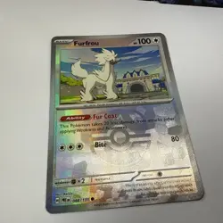 Furfrou 088/131 Master Ball Reverse Holo Pokemon TCG S&V Prismatic Evolutions - Image 2