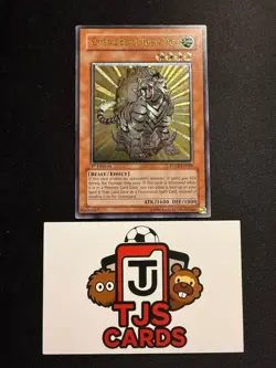 Crystal Beast Topaz Tiger - Ultimate Rare 1st Edition FOTB-EN004 - LP - YuGiOh - Image 1