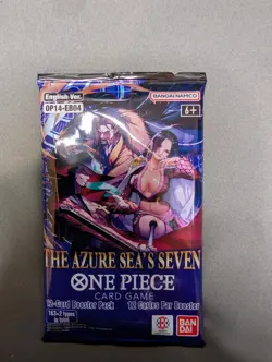 One Piece OP14-EB04 The Azure Sea's Seven Booster Pack - English Factory Sealed - Image 1