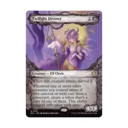 WOTC Lorwyn Eclipsed Twilight Diviner (Showcase) (R) NM - Image 1