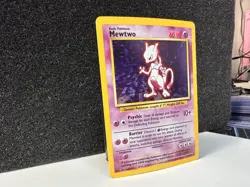 Mewtwo 10/102 Base Set Unlimited 1999 Holo Rare Pokemon Vintage NM Near MInt - Image 3