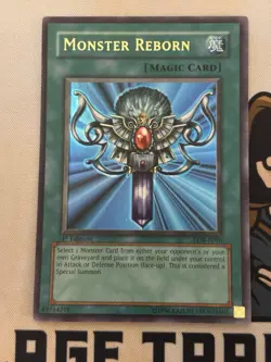 Monster Reborn LOB-E096 Ultra Rare 1st Edition Yu-Gi-Oh NM - Image 4