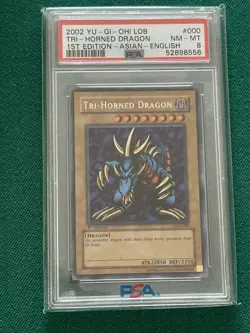 Vintage Yugioh 2002 Legend Of Blue Eyes White Dragon 1st Ed ASIAN ENG PSA LOT!! - Image 2