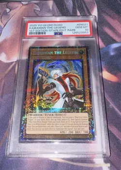 **PSA 10**Kaibaman the Legend DUAD-EN021 Yu-Gi-Oh 1st Edition Starlight Rare - Image 1