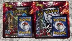 Pokemon TCG Lightning Set Pack with Bonus Card New/Sealed (2Pack) - Image 1