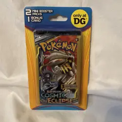 Pokemon TCG Sun & Moon Cosmic Eclipse 2 Booster Packs With 1 Bonus Card - Image 1