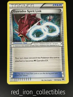 Gyarados Spirit Link 101/122 Uncommon Trainer BREAKPoint XY Pokemon Card 2016 - Image 1