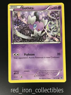 Gothita 32/124 Common Fates Collide XY Pokemon Card 2016 - Image 1