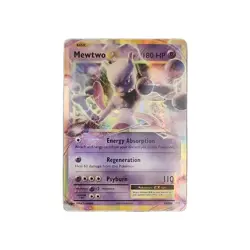 Pokemon Mewtwo EX Holo Ultra Rare TCG Card Evolutions 52/108 - Image 1