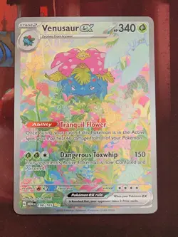 Venusaur ex - 198/165 - SV: Scarlet & Violet 151 (MEW) Pokemon Card Near Mint - Image 1