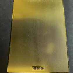 Goddess Story Gold METAL Card - Serial Number #098/100! Anime Maiden Party OOP - Image 5