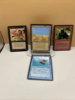 MTG Arabian Nights Lot (4) – Desert, Kird Ape, Flying Men, Hasran Ogress – 1993 - Image 1