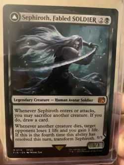 MTG Final Fantasy: Sephiroth, Fabled SOLDIER/One-Winged Angel Mythic - RegularNM - Image 1