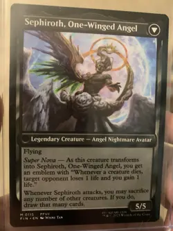 MTG Final Fantasy: Sephiroth, Fabled SOLDIER/One-Winged Angel Mythic - RegularNM - Image 2